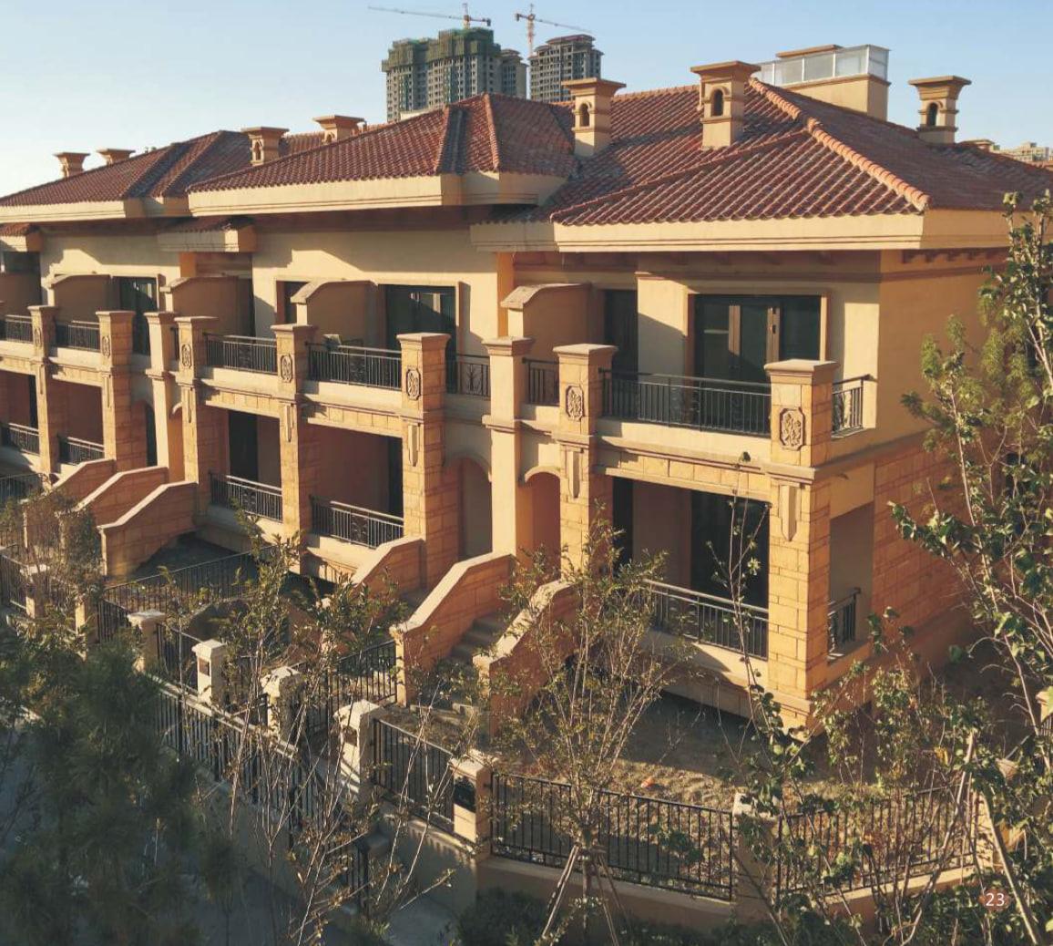 Flomary Yapı Malzemelerinin Uygulamaları-Her Proje için Çok Yönlülük 8 Dekoratif karo panelli şehir evi cephesi
