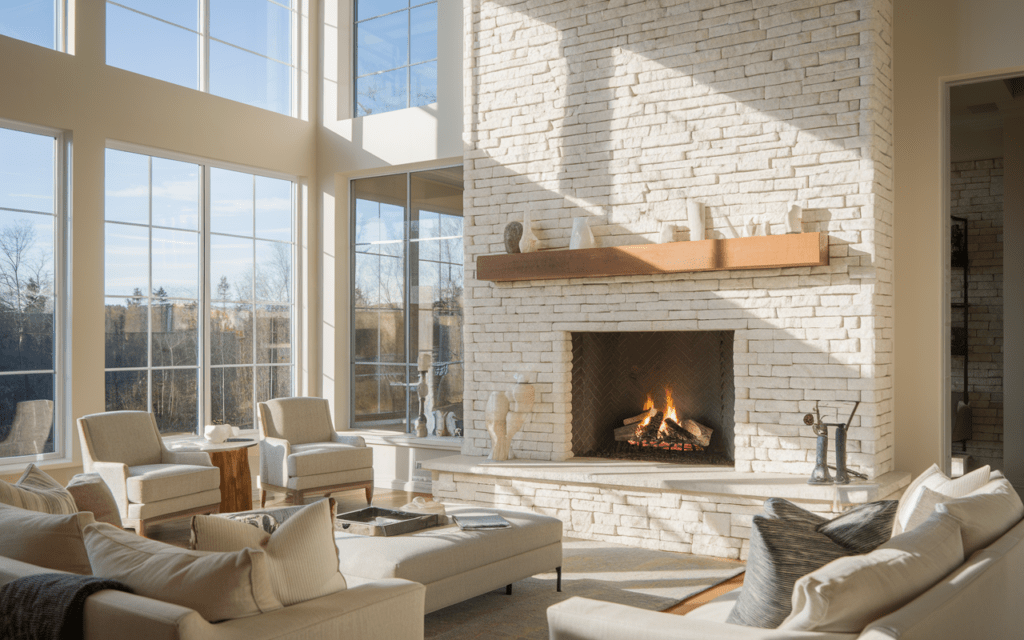 The Timeless Appeal of Stone Fireplaces: Design Ideas for Modern Homes 1 stone fireplaces